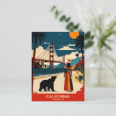 Californië: de Gouden Staat Briefkaart (Staand voorkant)