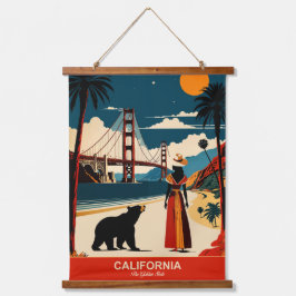 Californië: de Gouden Staat Hangend Wandkleed