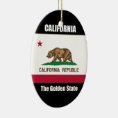 Californië, de Gouden Staat Keramisch Ornament (Rechts)