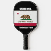Californië, de Gouden Staat Pickleball Paddle (Voorkant)