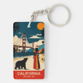 Californië: de Gouden Staat Sleutelhanger (achterkant)