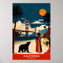 Californië: De reisposter van de Golden State