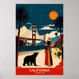 Californië: De reisposter van de Golden State Poster
