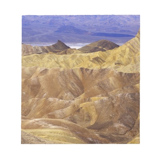 Californië: Death Valley NP, uitzicht uit Zabriski Notitieblok (Voorkant)