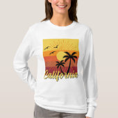 Californië Design - Basic T-shirt met lange mouwen (Voorkant)