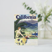 Californië deze zomer briefkaart (Staand voorkant)