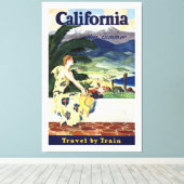 Californië deze zomer canvas afdruk (Insitu (Houten vloer))