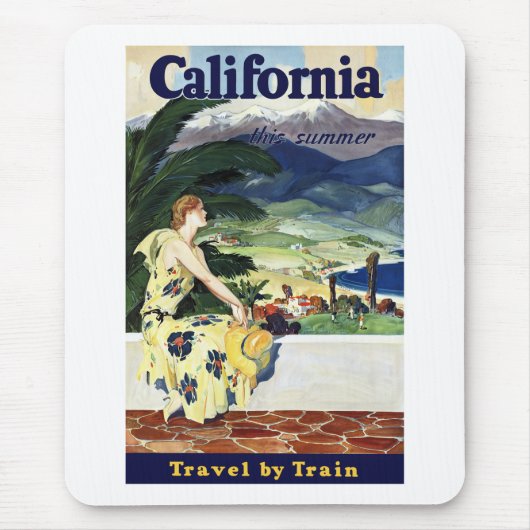 Californië deze zomer muismat (Voorkant)