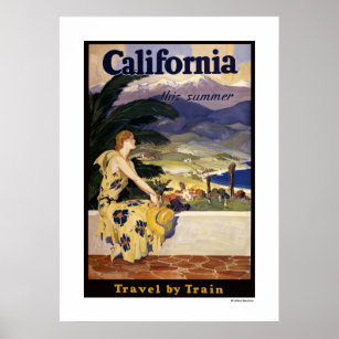 Californië deze zomer. Reizen per Poster