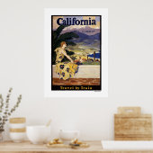 Californië deze zomer. Reizen per Poster (Keuken)