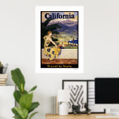 Californië deze zomer. Reizen per Poster (Thuiskantoor)