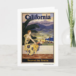 Californië deze zomer. Reizen per trein Kaart