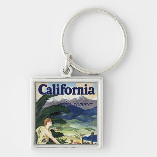 Californië deze zomer sleutelhanger (Voorkant)