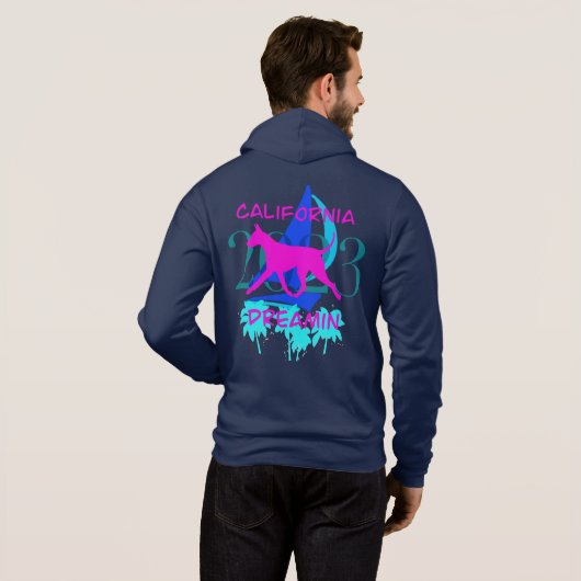 Californië Dreamin 2023 AHTCA National Hoodie (Achterkant volledig)