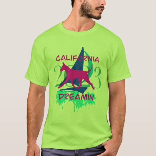 Californië Dreamin 2023 AHTCA Nationale Shirten T-shirt (Voorkant)