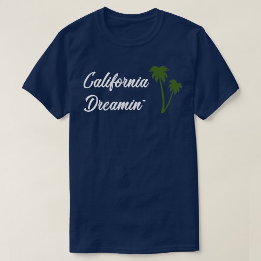 Californië Dreamin wit T-shirt (Design voorkant)