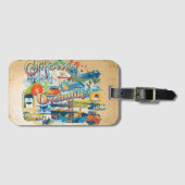 Californië Dromen Bagagelabel (Voorkant (horizontaal))