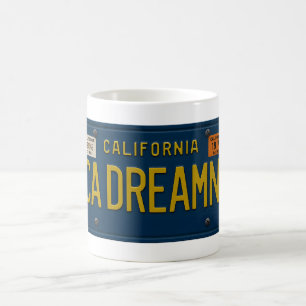 Californië Dromen Retro 1969 Cali Kentekenplaat Koffiemok