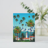 Californië: Dromen: Stadspark met palmbomen Briefkaart (Staand voorkant)