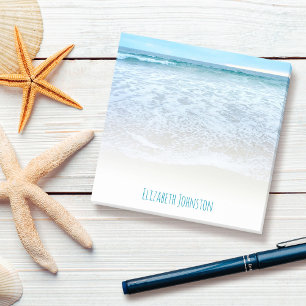 Californië droomt de strandgolven van de oceaan op post-it® notes