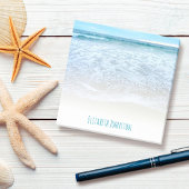 Californië droomt de strandgolven van de oceaan op post-it® notes