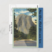 Californië, El Capitan Briefkaart (Voorkant / Achterkant)
