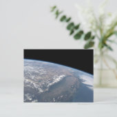 Californië en Nevada gezien vanuit de ruimte. Briefkaart (Staand voorkant)