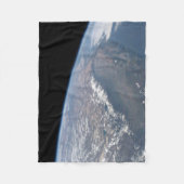 Californië en Nevada gezien vanuit de ruimte. Fleece Deken (Voorkant)