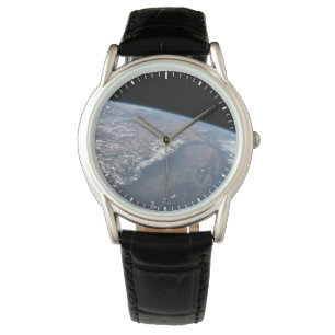 Californië en Nevada gezien vanuit de ruimte. Horloge