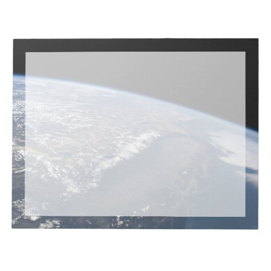 Californië en Nevada gezien vanuit de ruimte. Notitieblok (Voorkant)