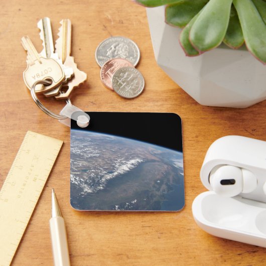 Californië en Nevada gezien vanuit de ruimte. Sleutelhanger (Bureau)