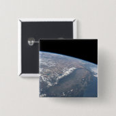 Californië en Nevada gezien vanuit de ruimte. Vierkante Button 5,1 Cm (Voorkant /achterkant)