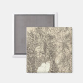 Californië en Nevada Magneet (Voorkant / Achterkant)