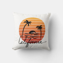 Californië en retro  zonsondergang