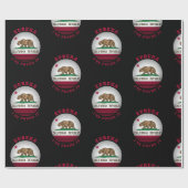 CALIFORNIË EUREKA STAATSVLAG CADEAUPAPIER (Vlak)