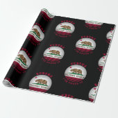 CALIFORNIË EUREKA STAATSVLAG CADEAUPAPIER (Uitgerold)