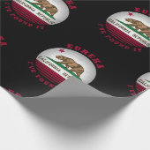 CALIFORNIË EUREKA STAATSVLAG CADEAUPAPIER (Hoek)