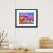 Californië Fantasy Seashore Poster (Keuken)