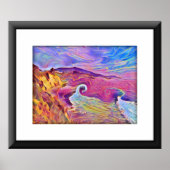 Californië Fantasy Seashore Poster (Voorkant)