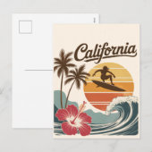Californië Feestdagenkaart (Voorkant / Achterkant)