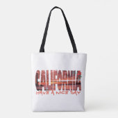 Californië - Fijne Dag Tote Bag (Achterkant)