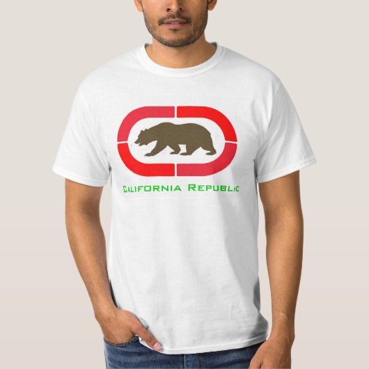 Californië FLag T-shirt (Voorkant)