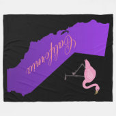 Californië Fleece Deken (Voorkant (Horizontaal))