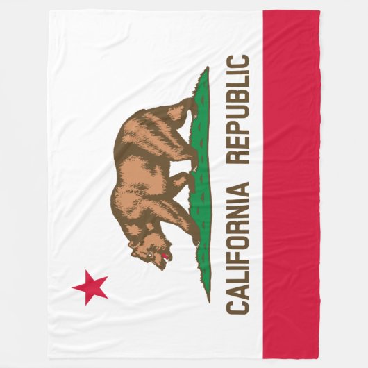 Californië Fleece Deken (Voorkant)