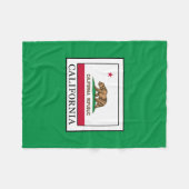 Californië Fleece Deken (Voorkant (Horizontaal))