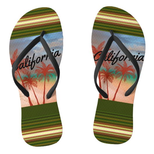 Californië Flip Flops (Voetbed)