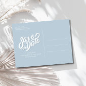 Californië Foto Strand Bruiloft Save the Date Aankondigingskaart