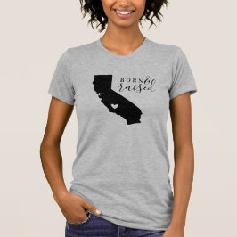 Californië Geboren en getogen staat T-shirt