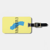 Californië geboren en opgefokt bagagelabel (Voorkant horizontaal)