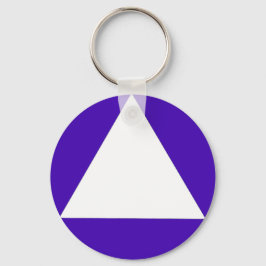 Californië Genderneutrale Bathroom driehoek Sleutelhanger